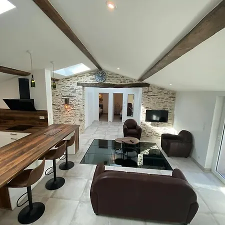 « Le Chai » Charme, Spa Et Massages En Vignoble La Haie-Fouassiere Exterior foto